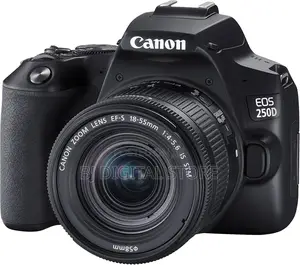 Canon Eos 250d DSLR Camera With 18-55mm Lens (Black)