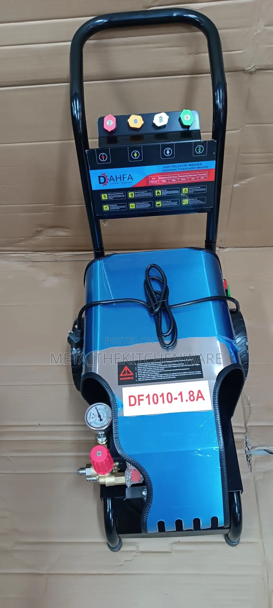 Dahfa Electric High Pressure Washer Df1010-1.8a