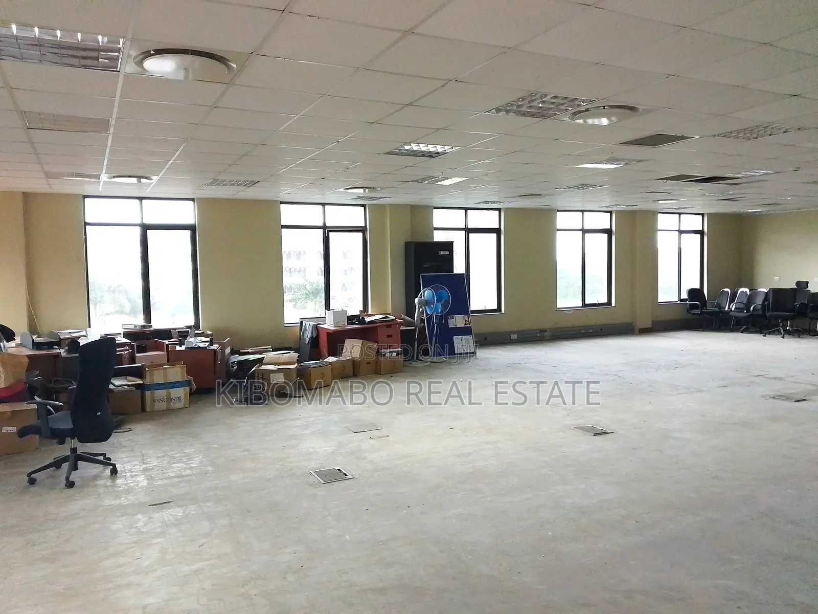 290 SQM Office Space Rental - Ohio Posta || Kisutu