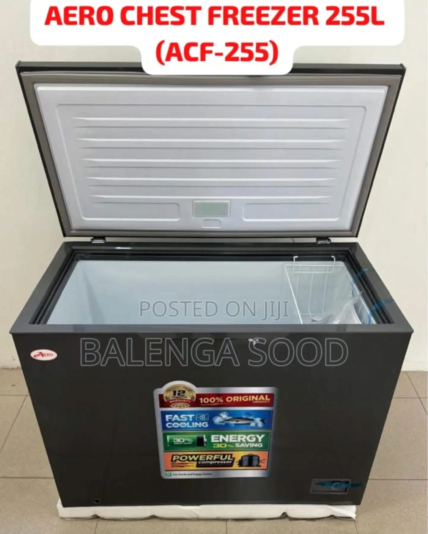 Aero Chest Freezer Litre 255