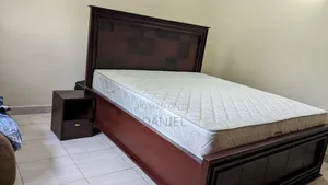 Kitanda 6*6 With Mattress Brown Color