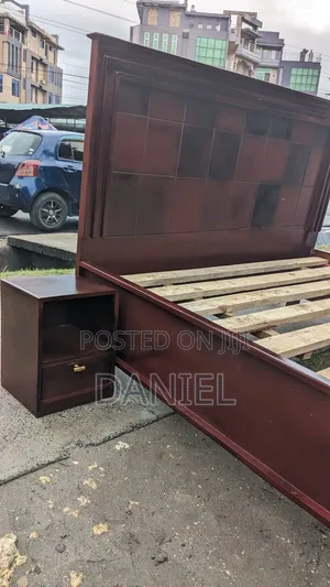 Kitanda 6*6 With Mattress Brown Color
