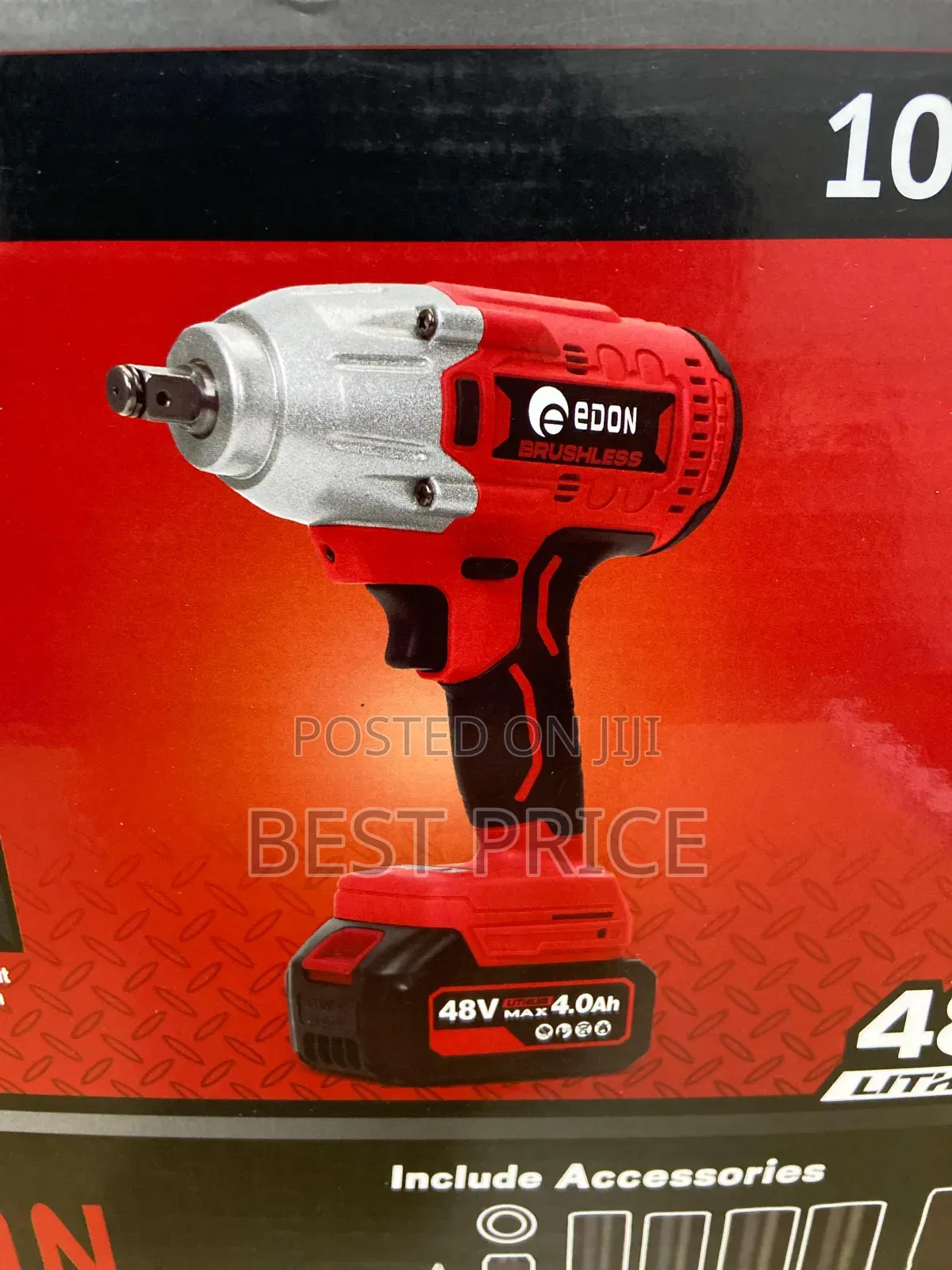 Edon Brushless Cordless Impact Wrench 48v