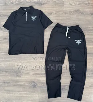Nguo Classics Za Tshirts Na Suruali Za Brand Ya Prada