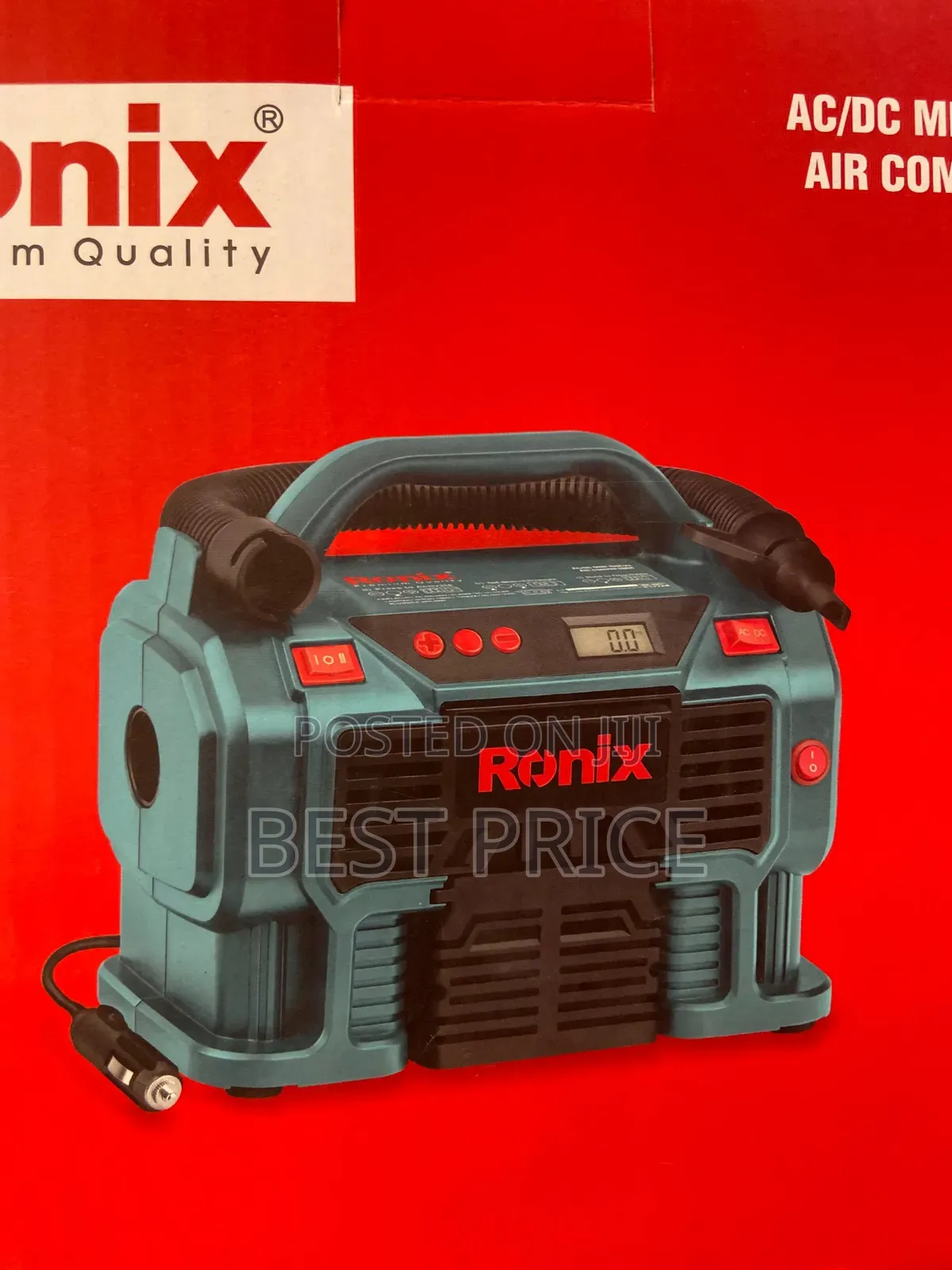 Ronix Ac/Dc Mini Digital Air Compressor