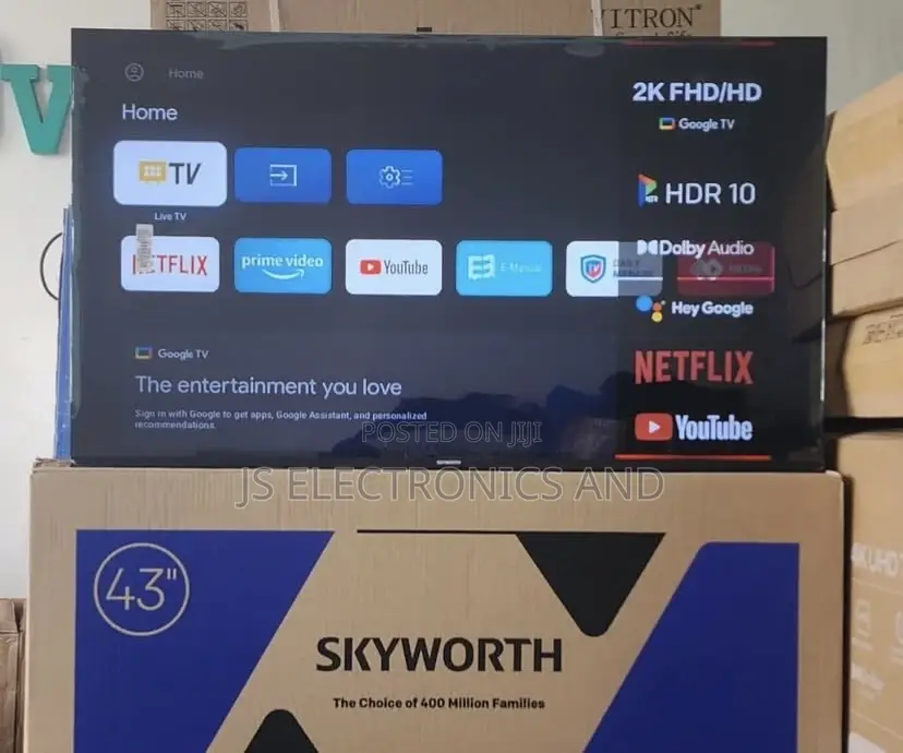 Skyworth Inch 43 Google Smart Tv New Model High Quality