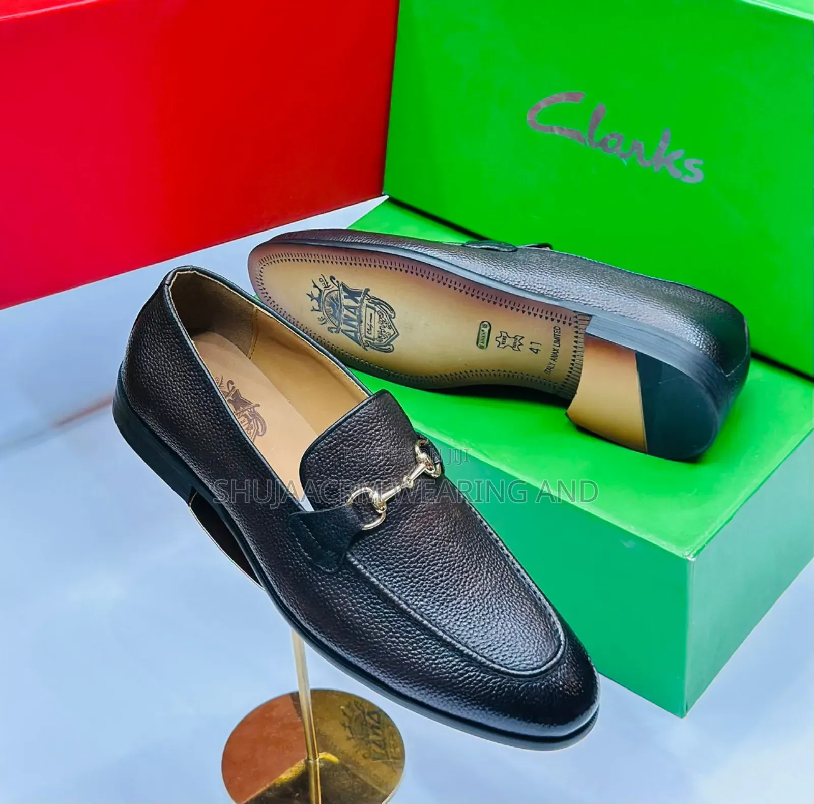 Pute Leather Shoes/Clanks Brand /Italian Quality