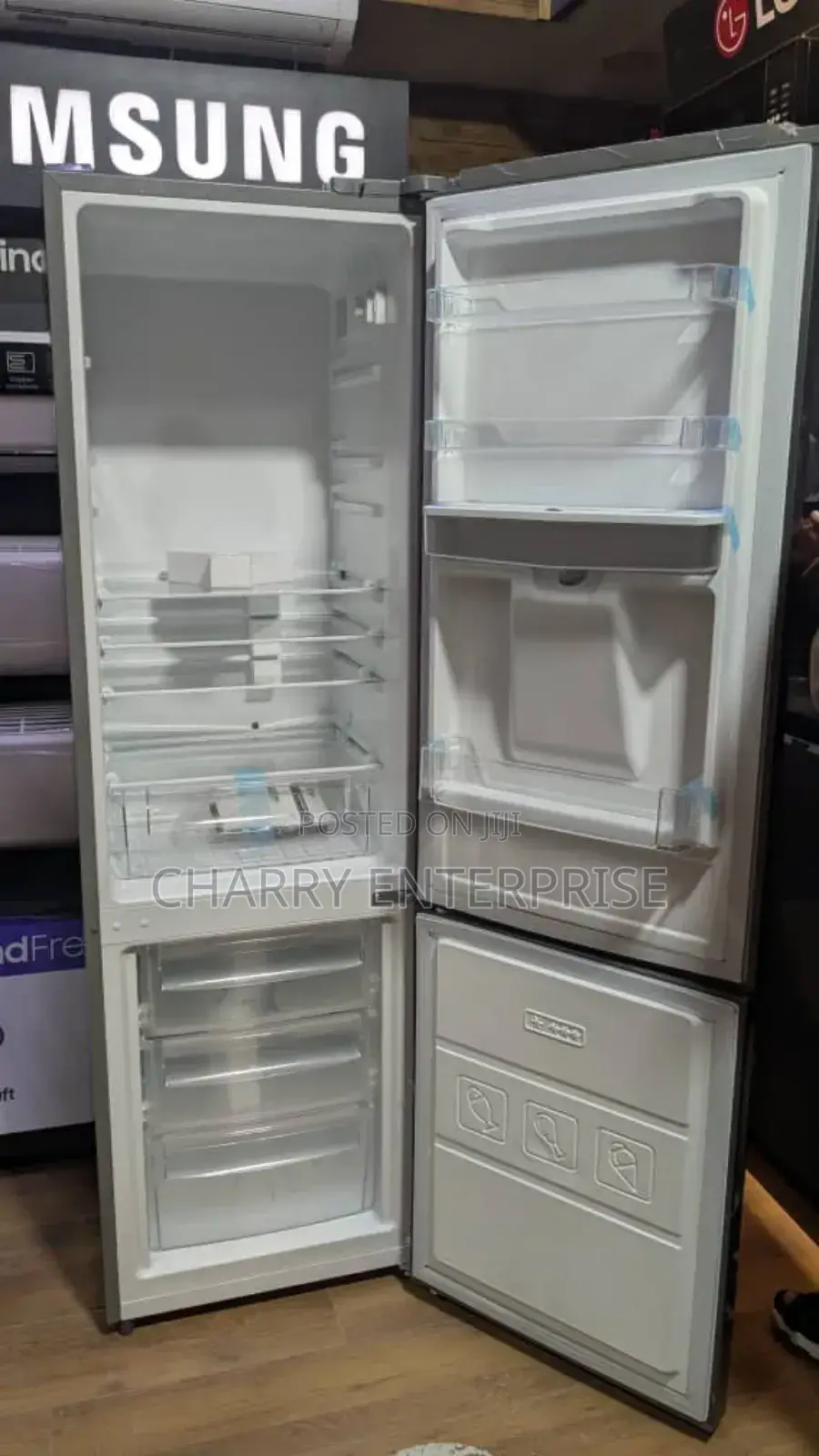 SPJ Fridge Double Door Combi Design WTH Water Dispenser
263l