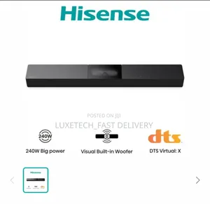 Hisense Soundbar 240w Hs2000 2.1 Channel Built-in Subwoofer