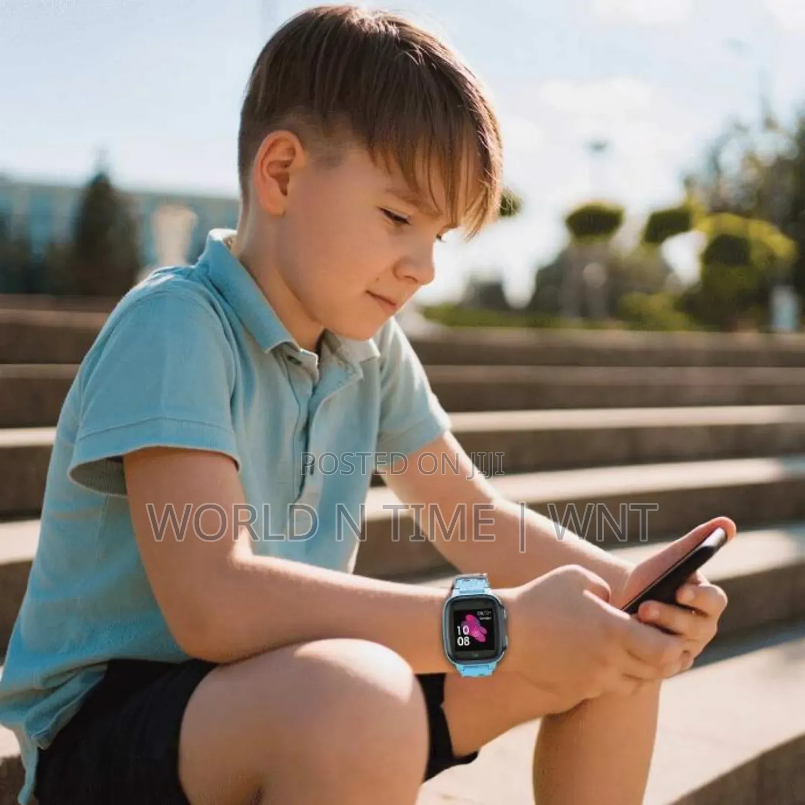 Greenlion Gnkidsws1pk/Bl Kids Smart Watch Series1 Pink/Blue