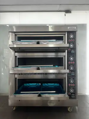 Photo - Commercial Electric Oven 3 Deck 6 Tray Heo-36