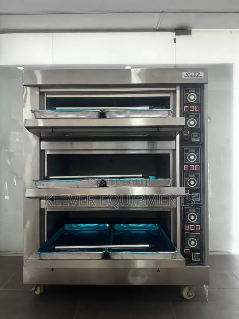 Commercial Electric Oven 3 Deck 6 Tray Heo-36