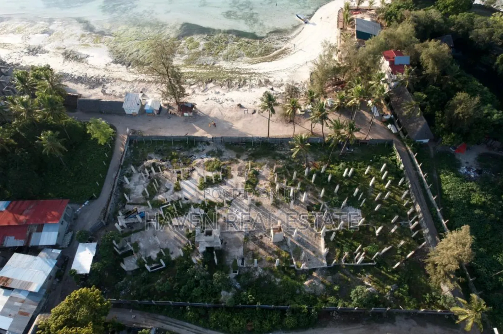 Beach Plot for Sale at Zanzibar
