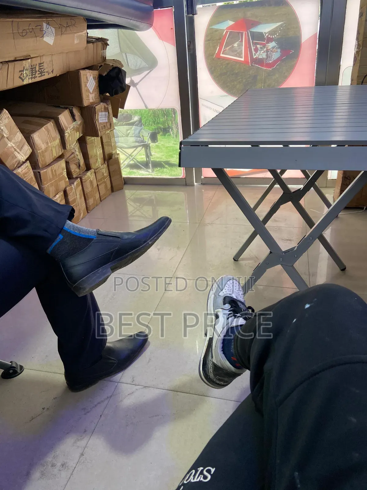 Camping Adjustable Aluminium Table