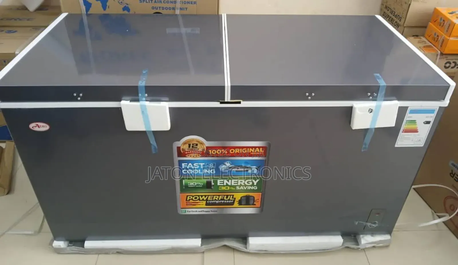 Aero Double Door Chest Freezer 500l (Acf-500).*