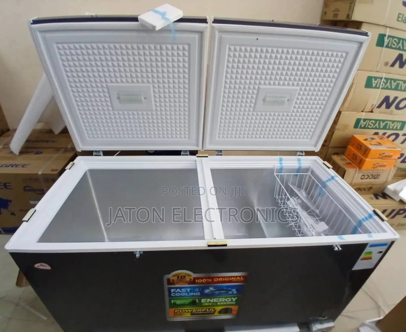 Aero Double Door Chest Freezer 500l (Acf-500).*