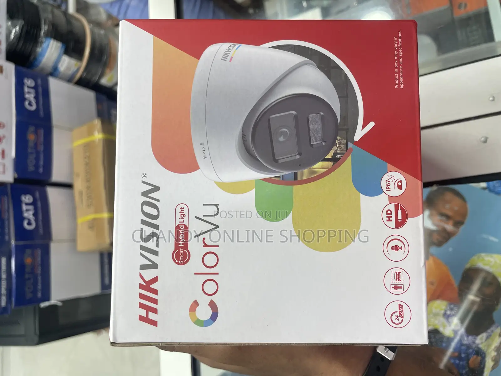 The Hikvision Colorvu Camera With 4mp