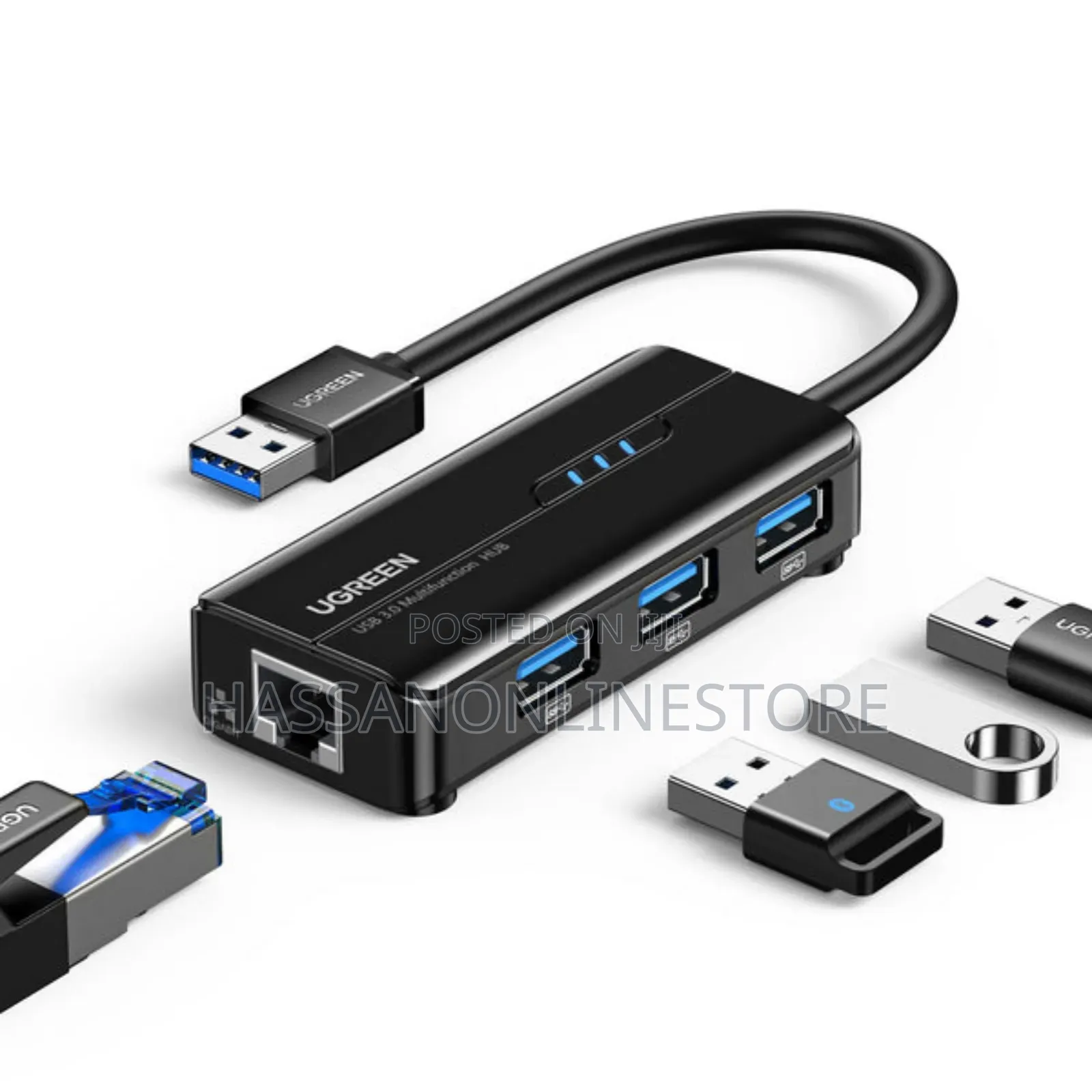 Ugreen Usb 3.0 Hub With Ethernet Adapter