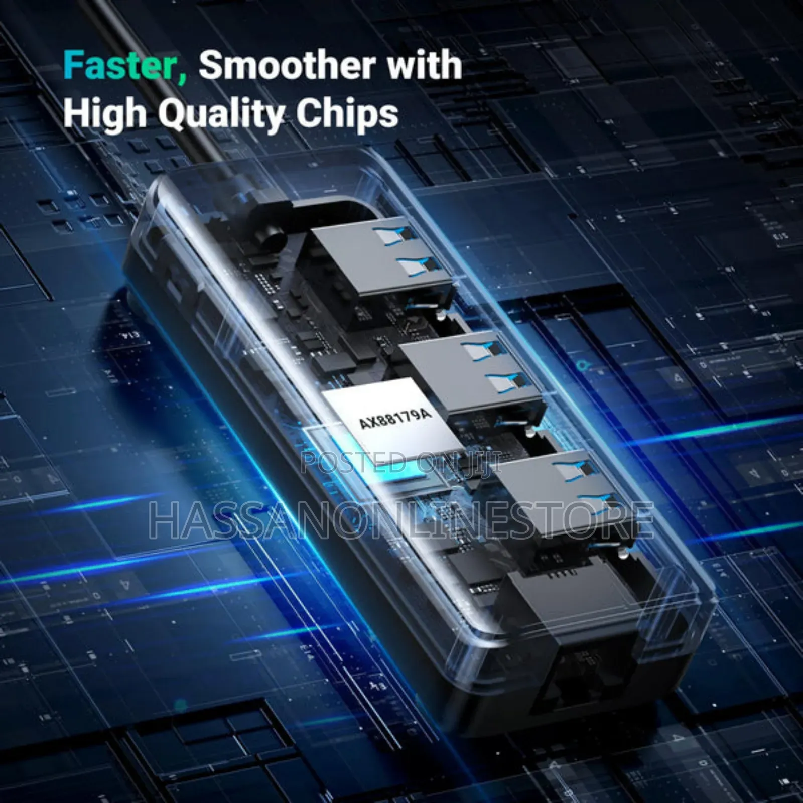 Ugreen Usb 3.0 Hub With Ethernet Adapter
