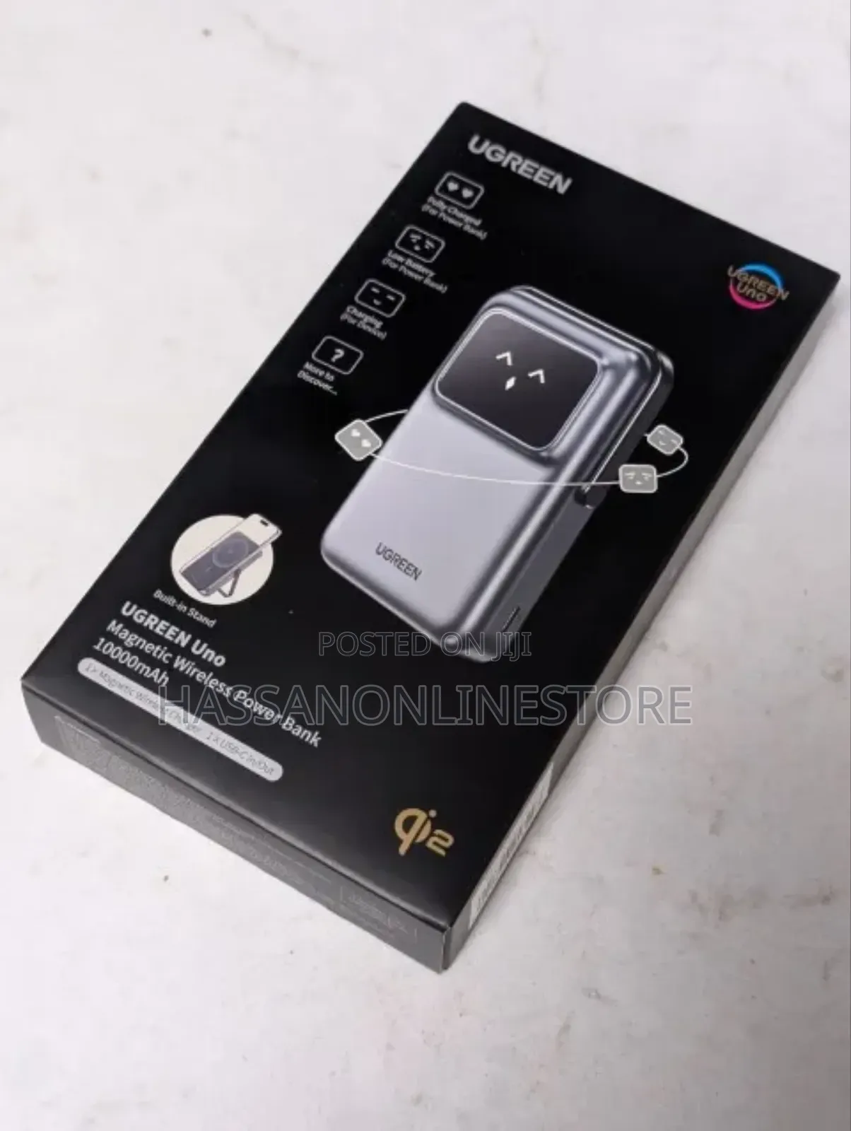 Ugreen Uno Magnetic Wireless Power Bank With 10000mah