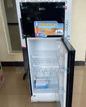 Boss Fridge( Litre 202) Kioo Black Colour