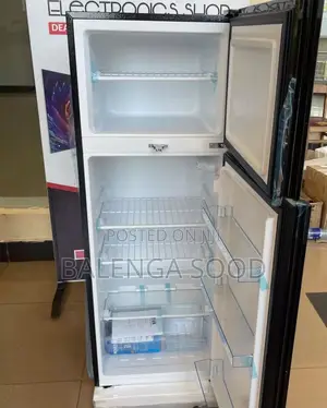 Boss Fridge( Litre 202) Kioo Black Colour
