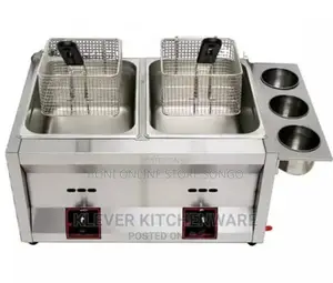 Photo - Gas Double Deep Fryer 6l+6l
