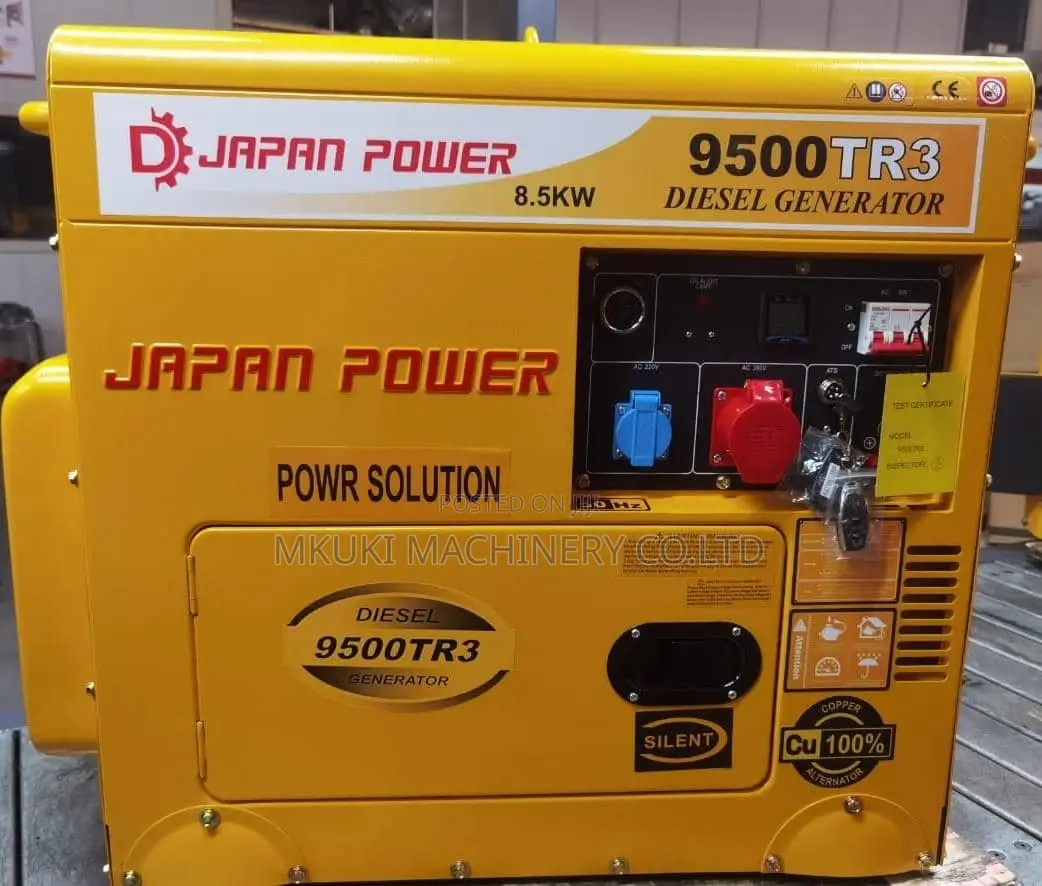 Japan Power Diesel Generetor 8kw Three Phase