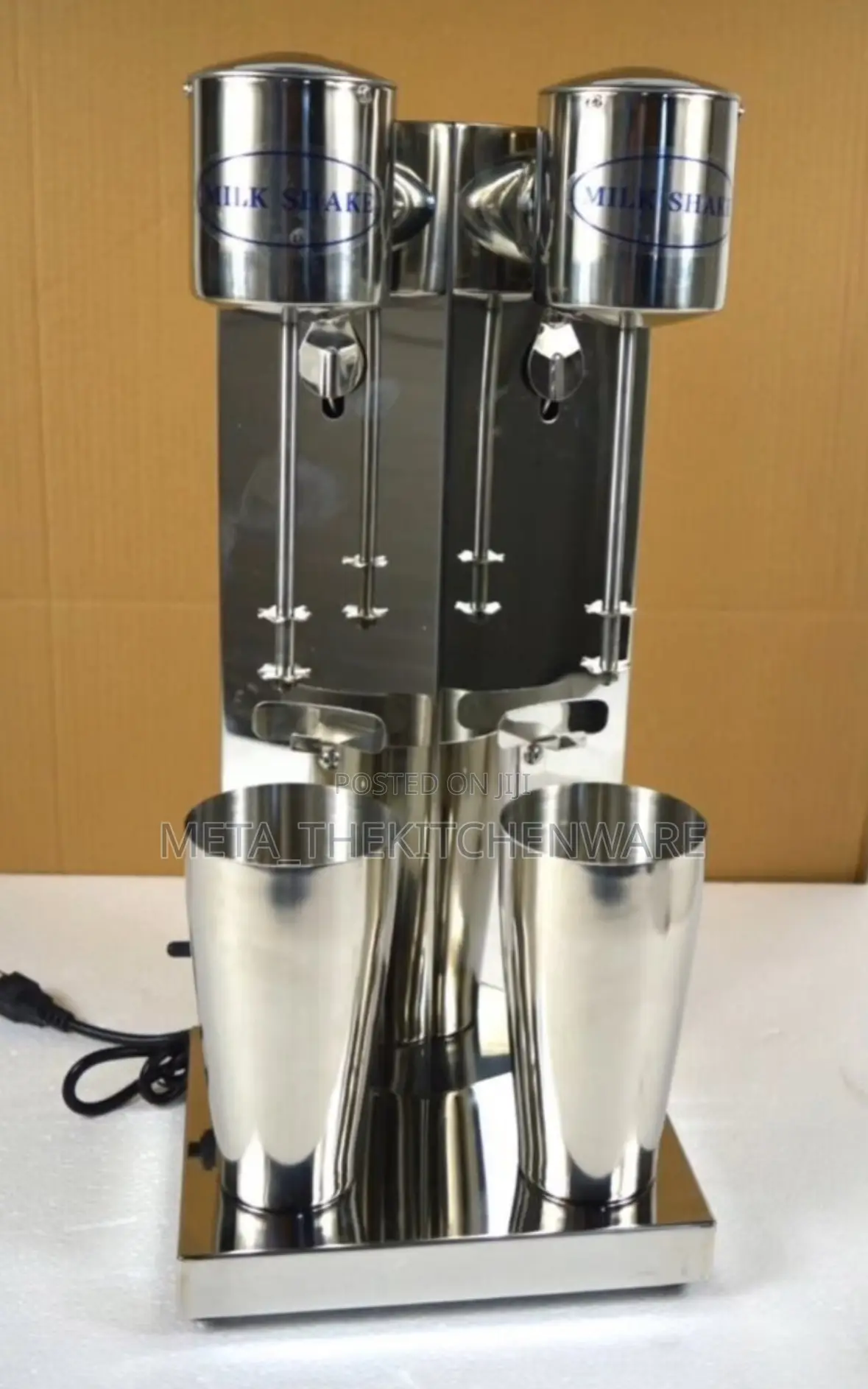 Double-Head Stainless Milk Shake Machine