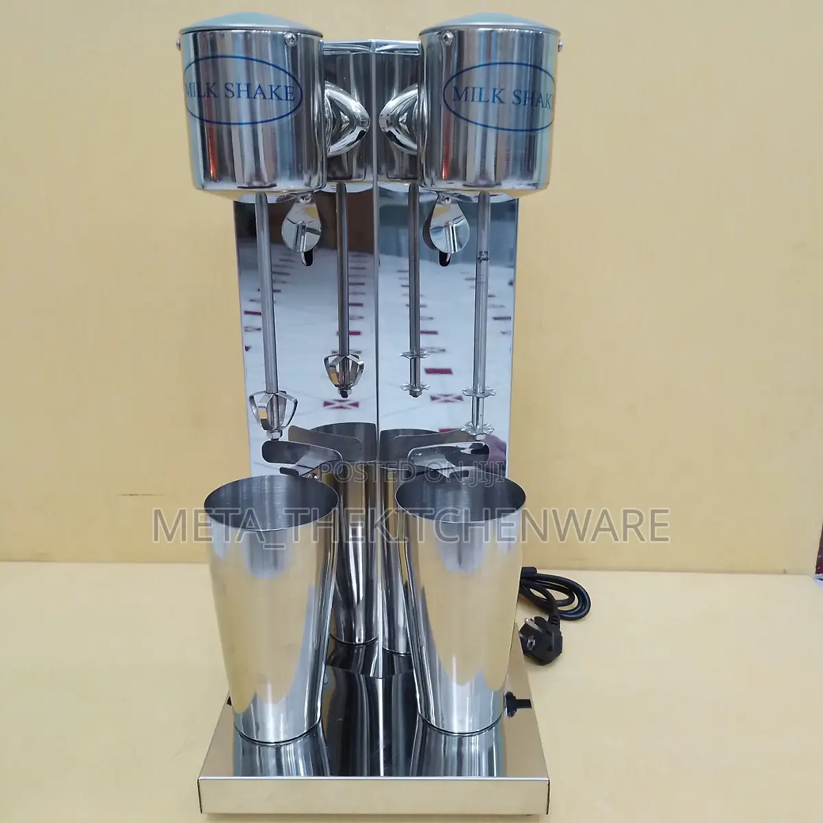Double-Head Stainless Milk Shake Machine