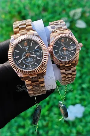 Rolex Sky Dweller Couple Gold and Black