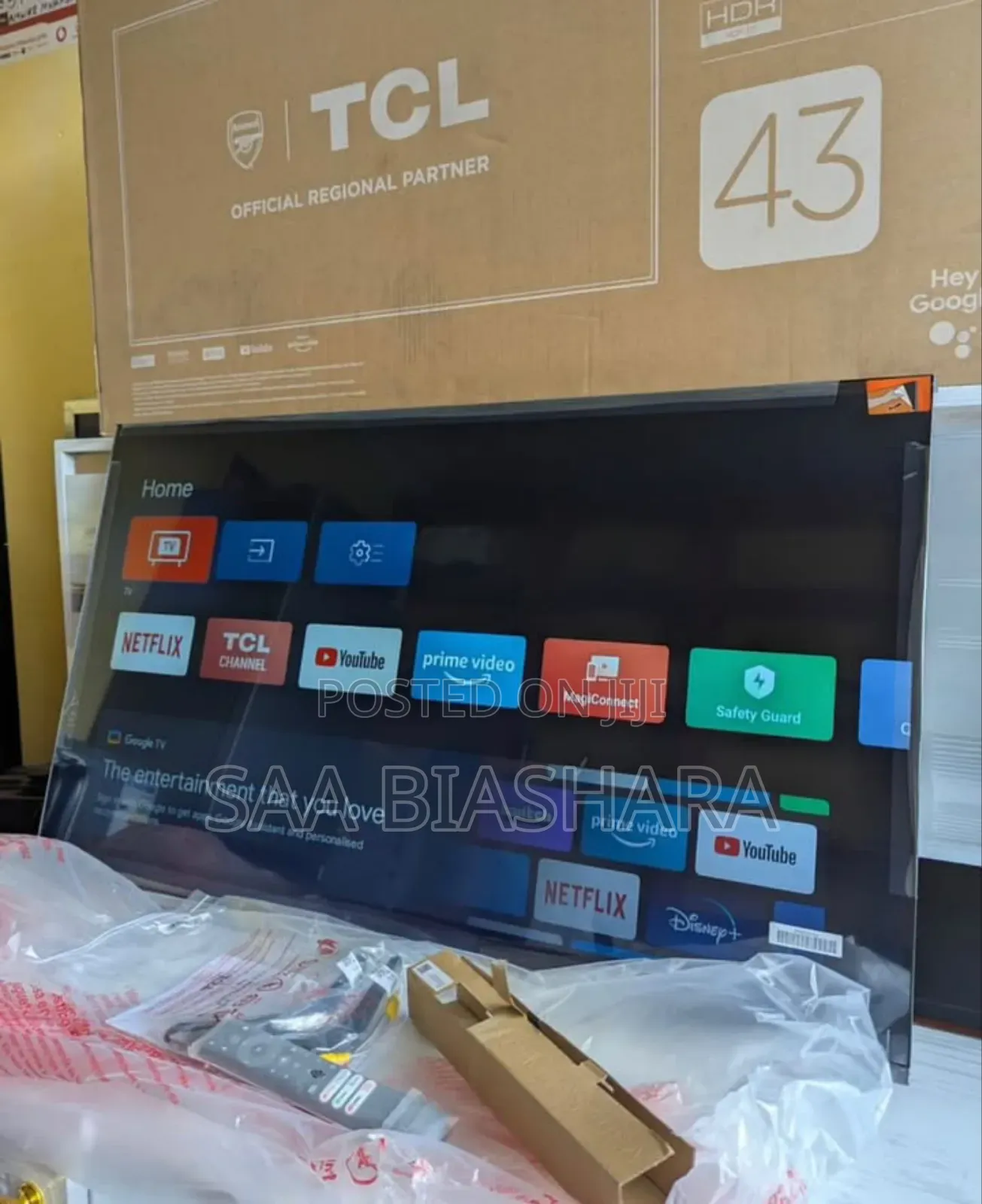 TCL Smart HDR Tv Inch 43