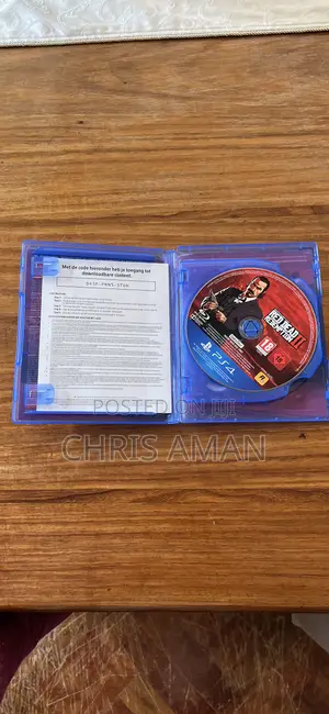 Red Dead Redemption 2 Cd Ps4