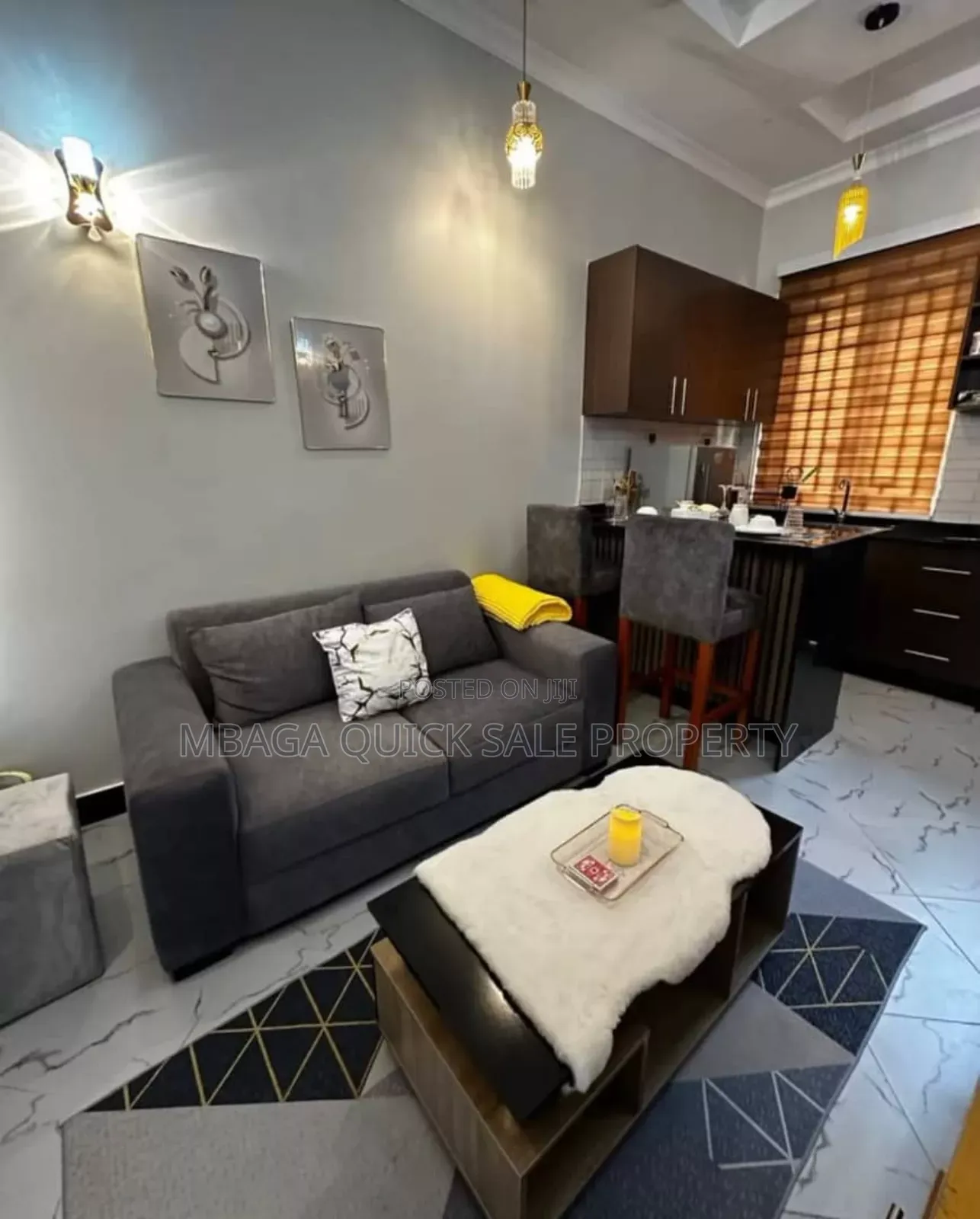 Furnished 1bdrm Apartment in Goba for rent