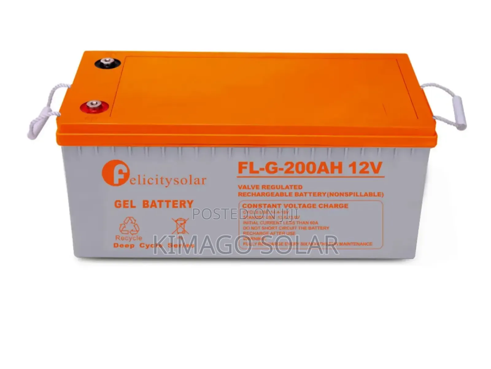 Rechargeable Solar Gel Battery 200ah