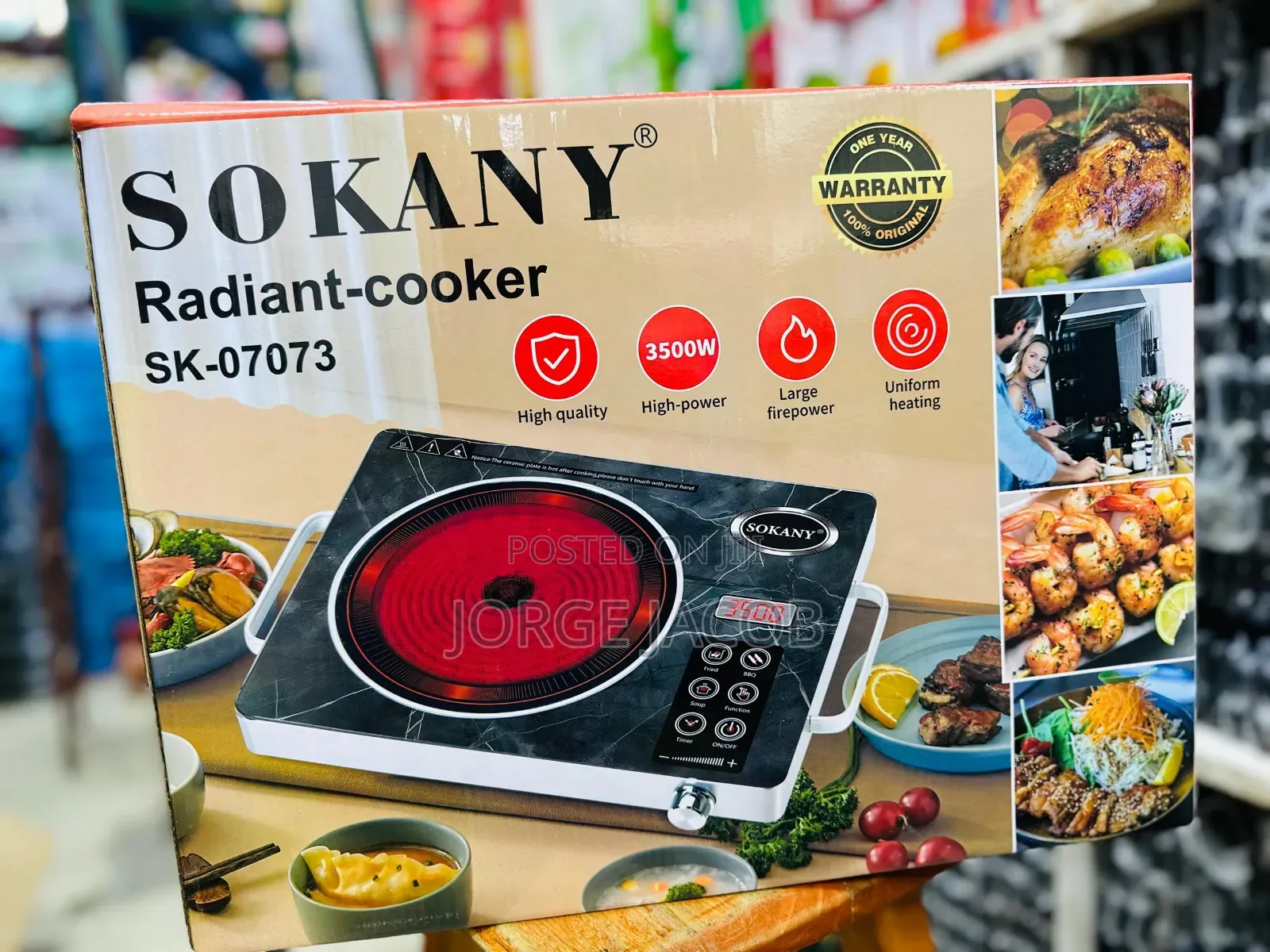 Sokany Radiant-Cooker Sk-07073, an Electric Stove