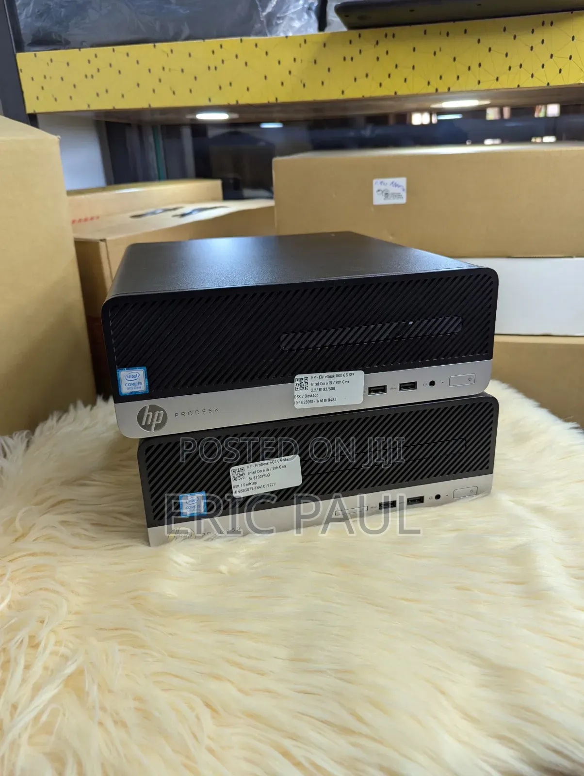 New Desktop Computer HP ProDesk 600 G4 8GB Intel Core I5 HDD+SSD 500GB
