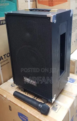 *Global Star Stage Speaker Gs 118* *Ina Wireless Microphone