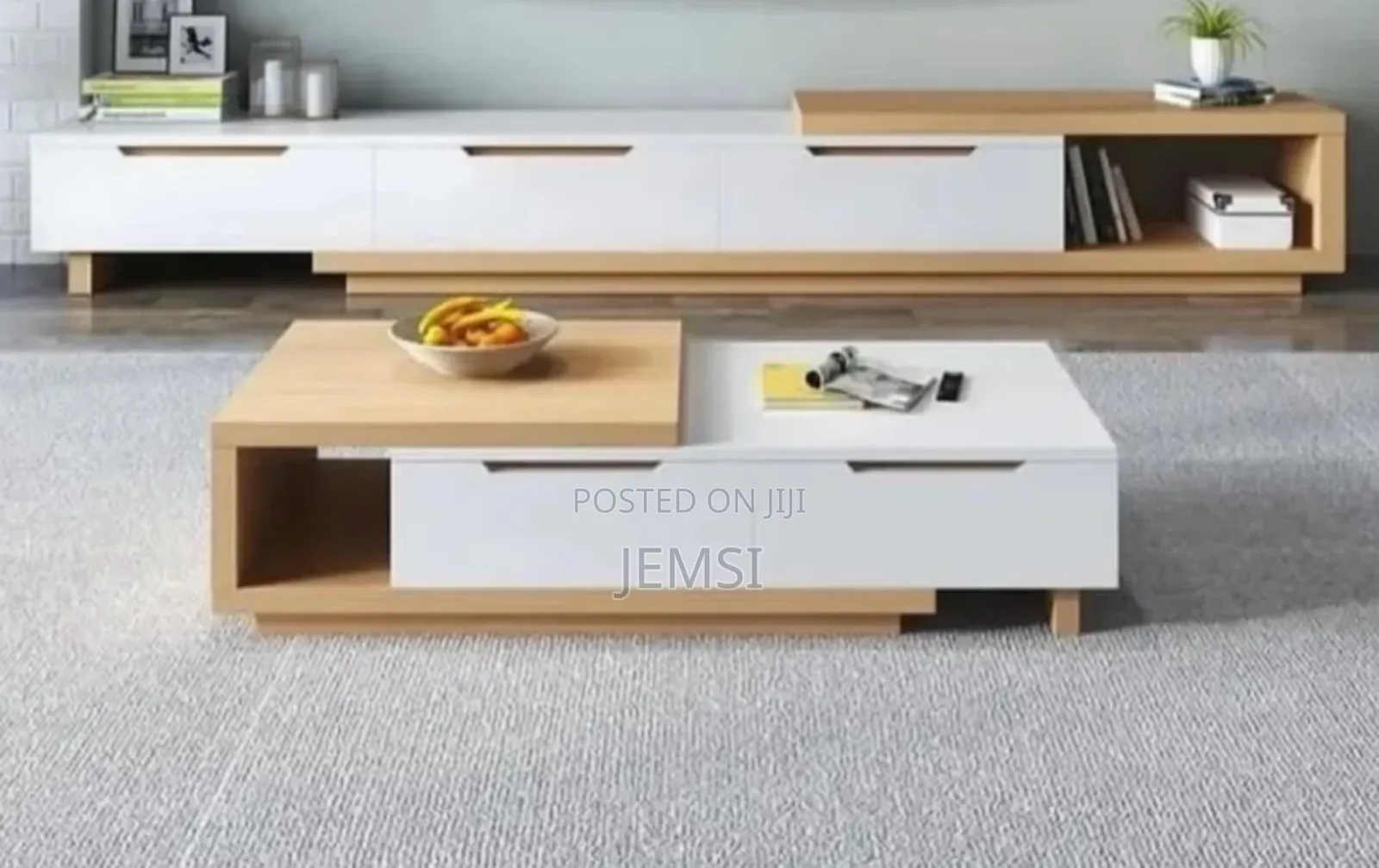 Coffee Table and Showcase Tv Stand 6, Feet's