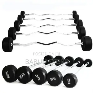 Fixed Rubber Barbell Nzuri Sana
