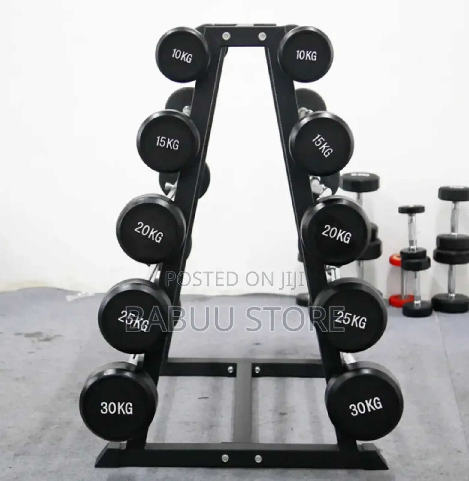 Fixed Rubber Barbell Nzuri Sana