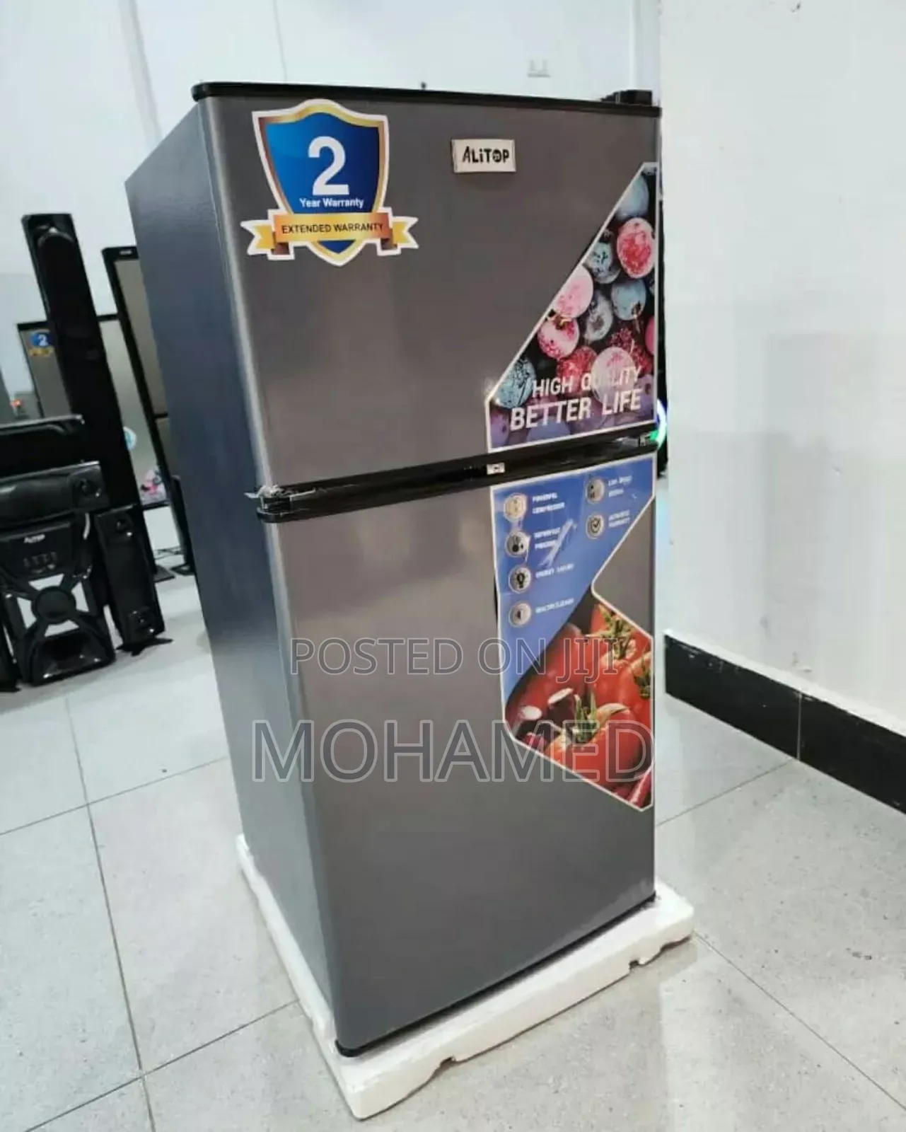 Alitop Refrigerator 100l