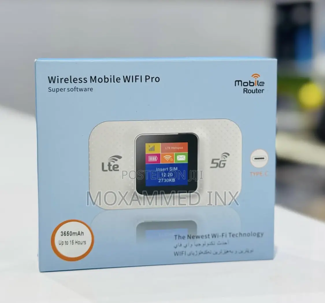 Wireless Mobile Wifi Pro 5g 3650mah