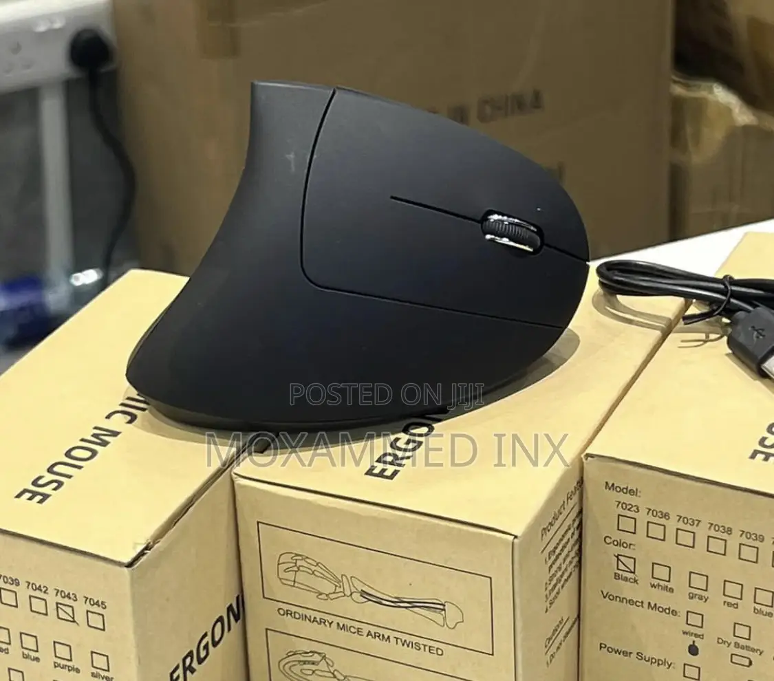 Ergonomic Wireless Rechargable Mouse