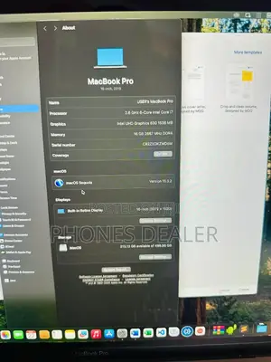 Laptop Apple MacBook Pro 2019 16GB Intel Core i7 SSD 512GB
