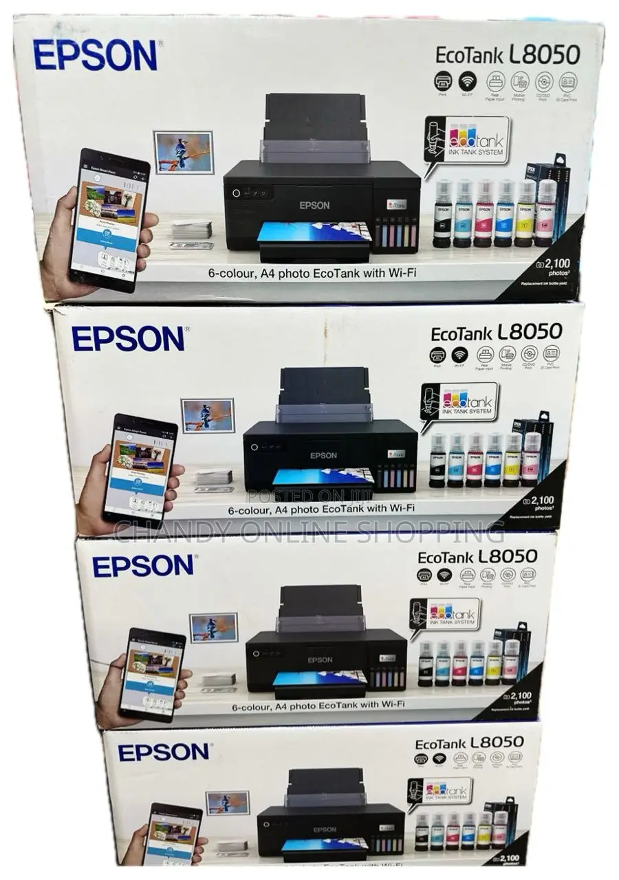 Epson Ecotank L8050 A4 Wi-Fi Ink Tank Photo Print