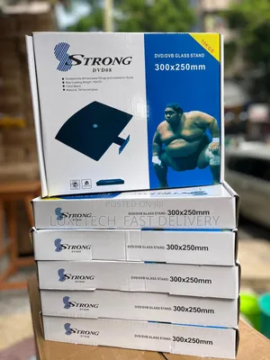 Strong DVD/DVB Glass Stand