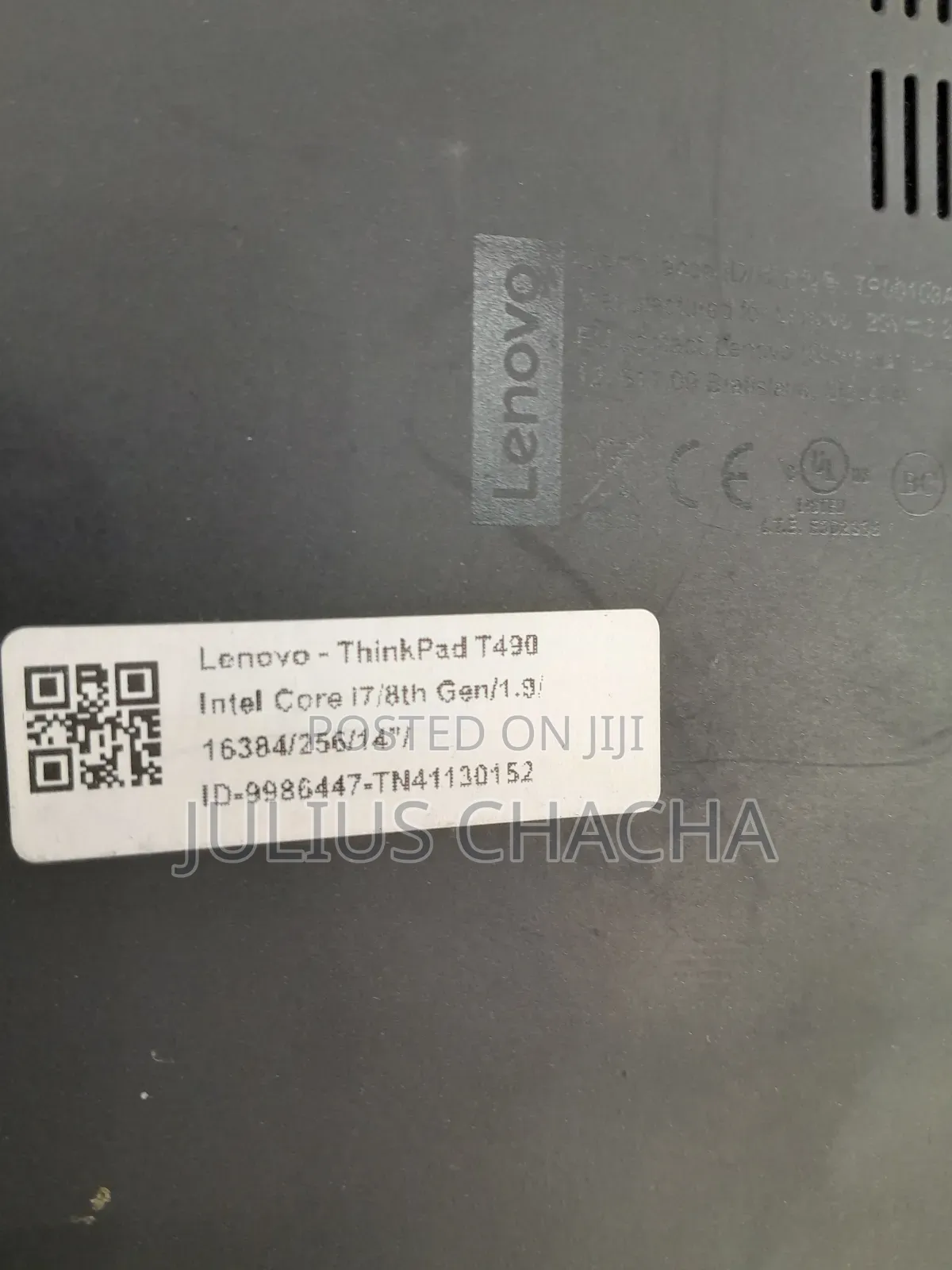 Laptop Lenovo ThinkPad T480 16GB Intel Core I7 SSD 512GB