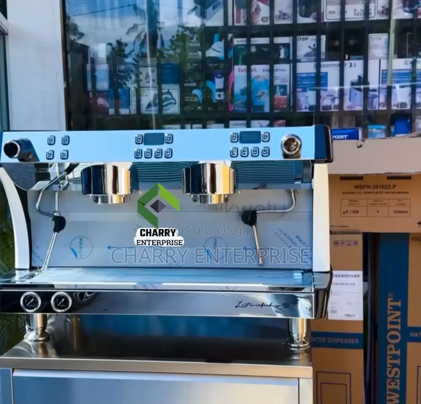 Heavy Duty Commercial Coffee Maker Machine 9 Bar 4200w