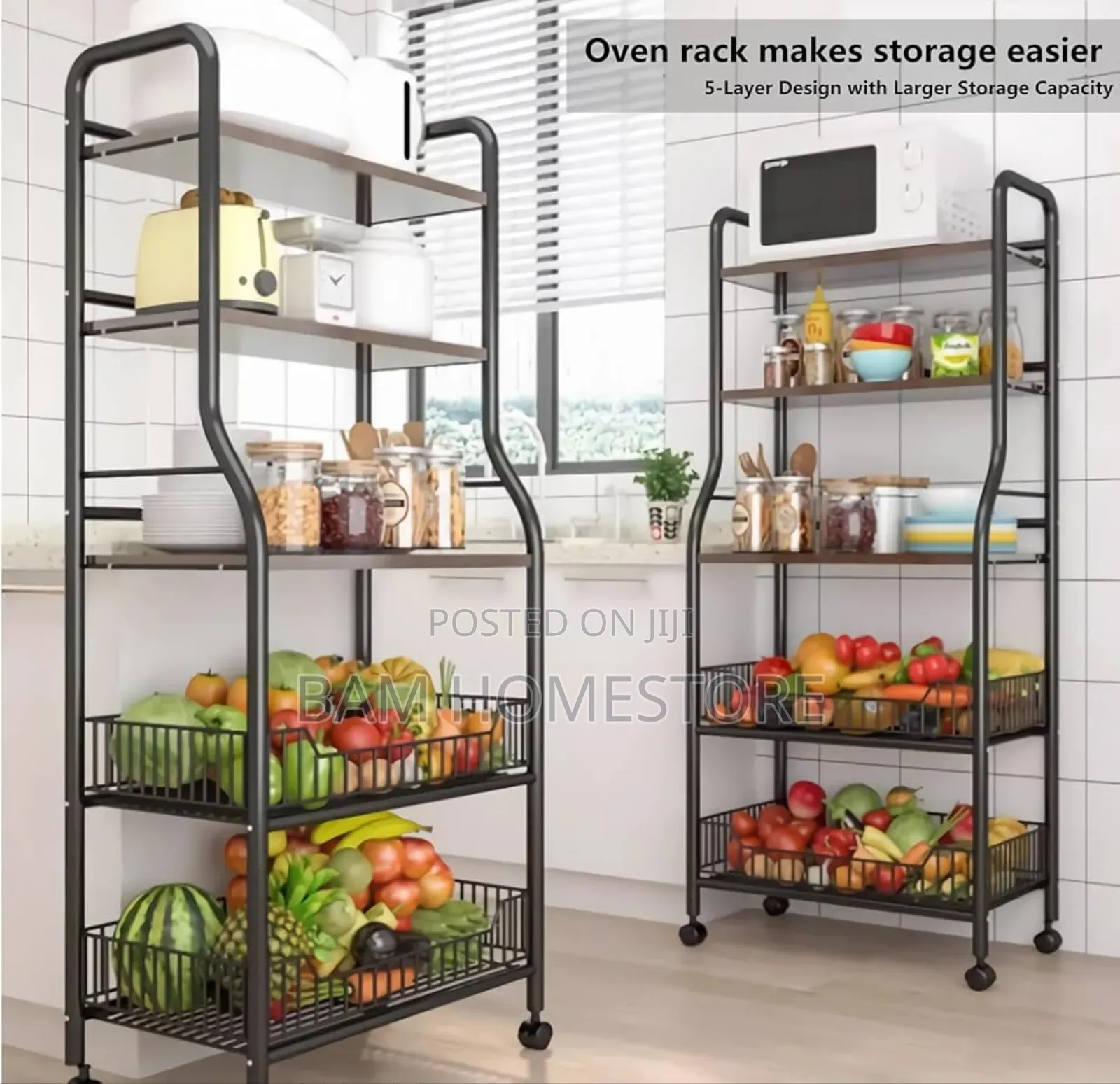 5 Tier Classic Kitchen Rack